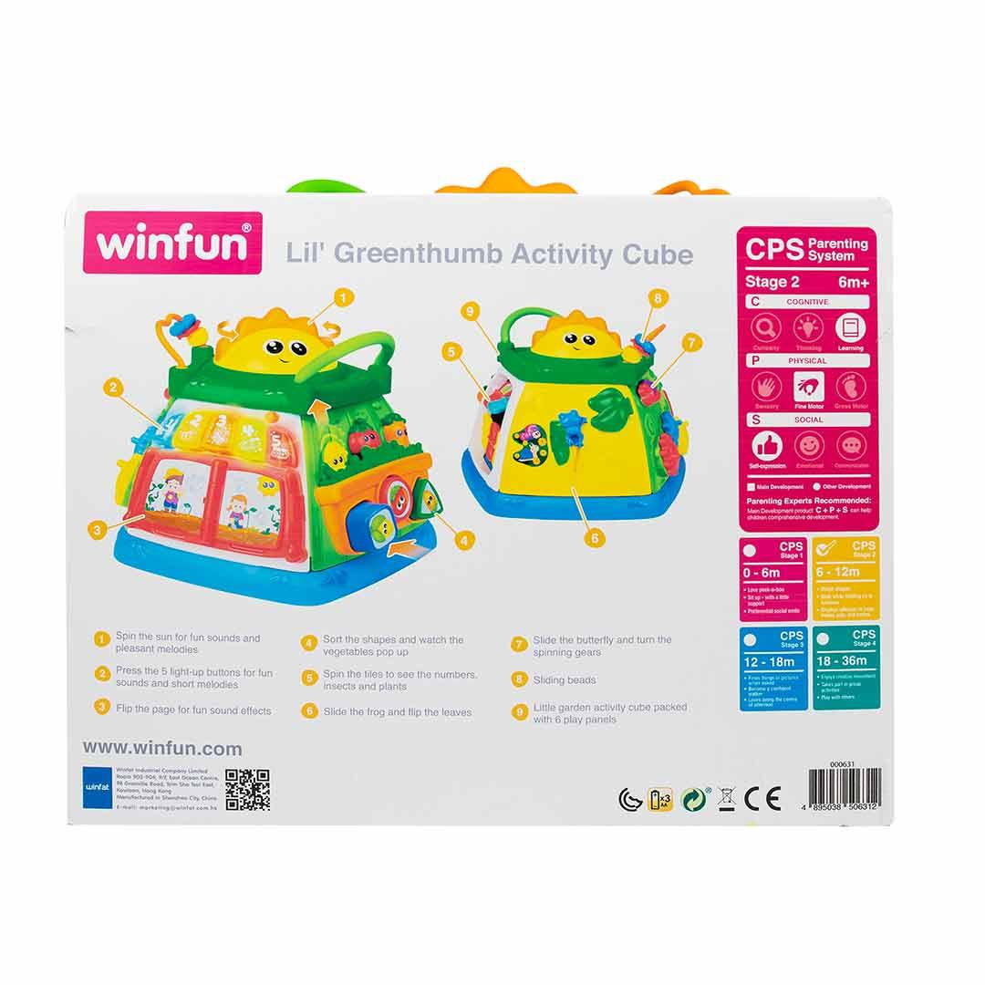 Winfun - Little Green Thumb Activity Cube toy For Kids (0631)