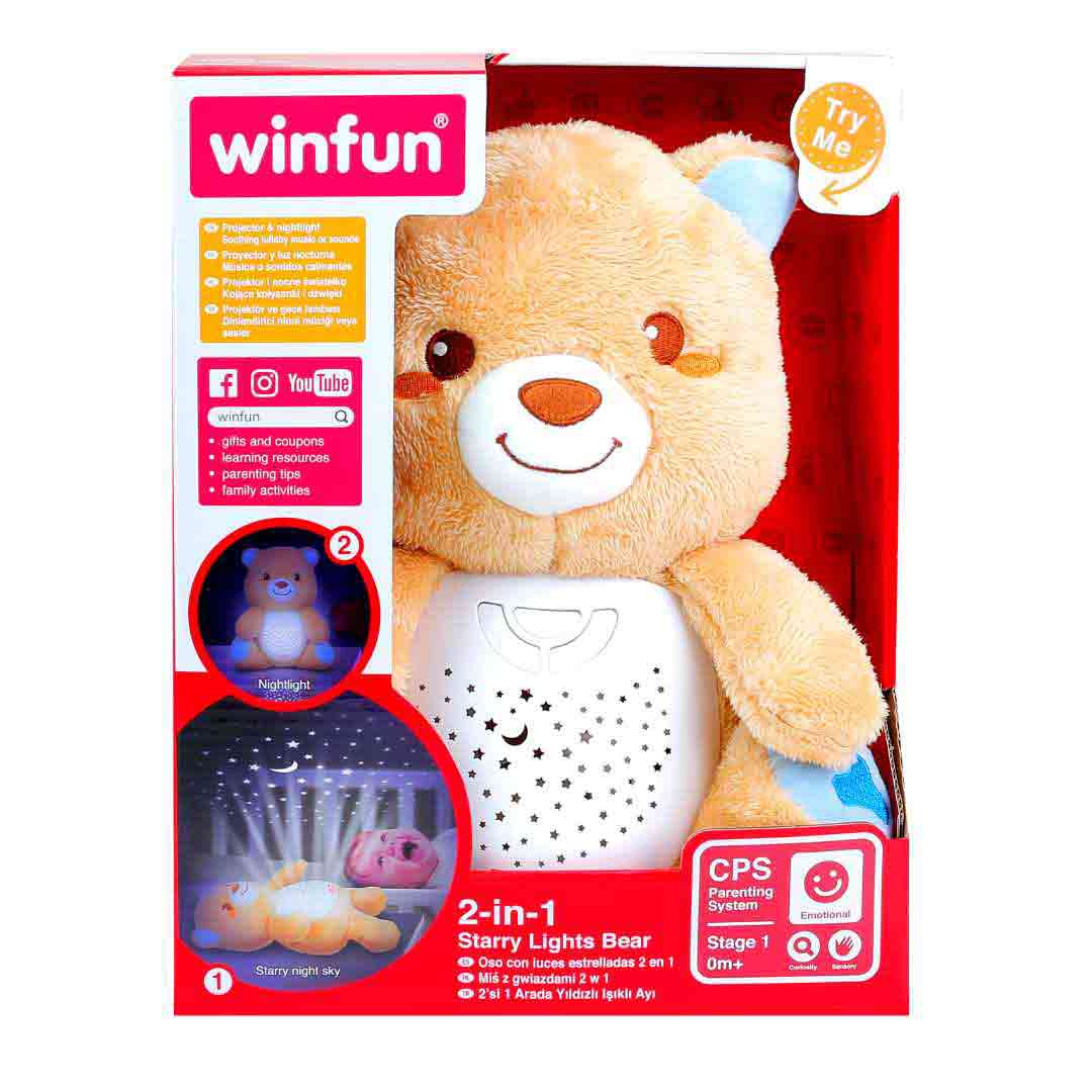 Winfun - 2-in-1 Starry Lights Bear