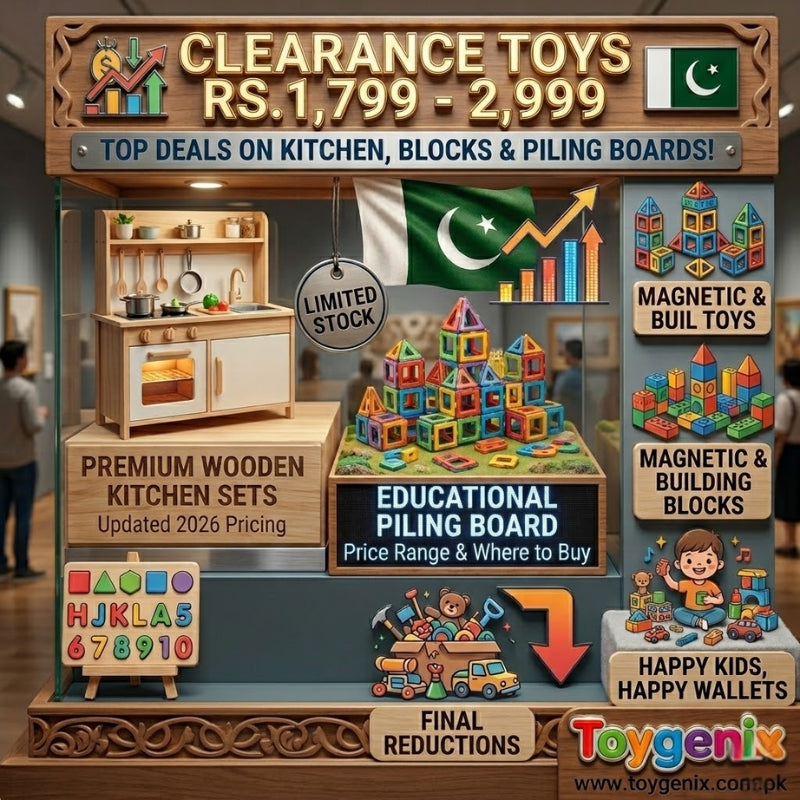 "Clearance Toys Rs.1,799-3,999 | Kitchen, Blocks, Piling Board"