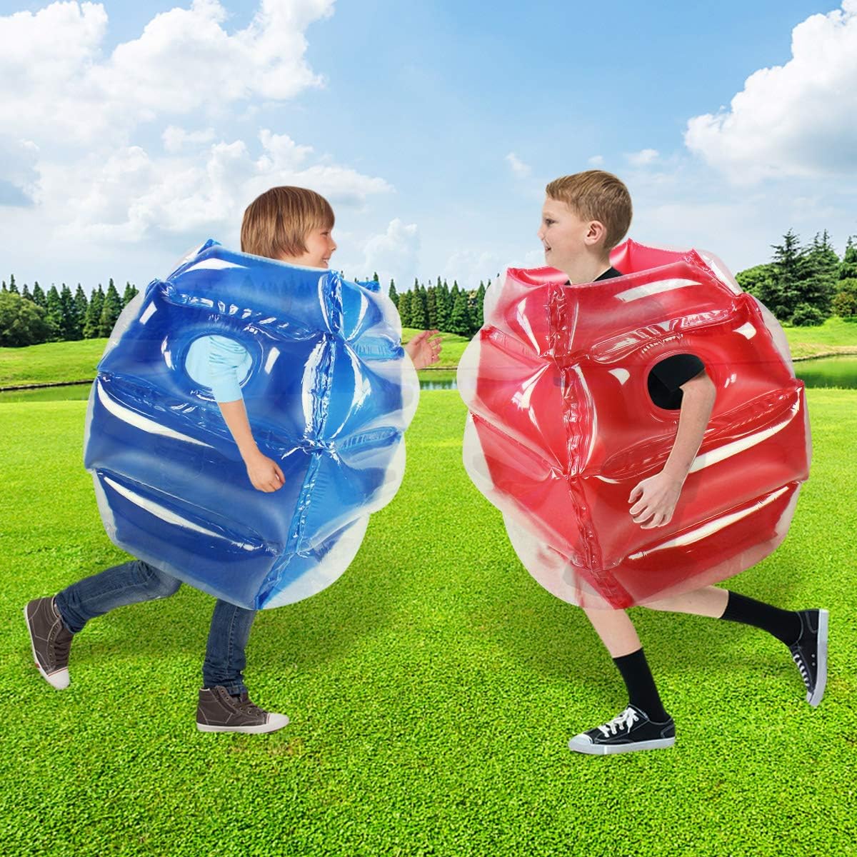 2 PC Sumo Balls for Kids Bumper Bounce Balls