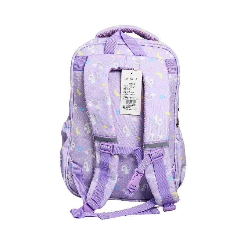 Unicorn Design Backpacks For Kids (1198) (purple) -18 Inches