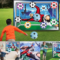 Soccer Game Set Indoor, Kick & Stick Removable, Improve Ball Skills