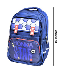 Honka Children's Football School Bag Waterproof Lightweight Backpack (Purple) (2282)
