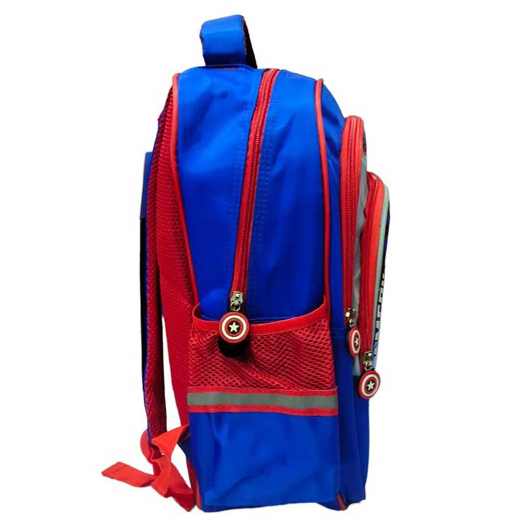 3D Captain America School Bag Large