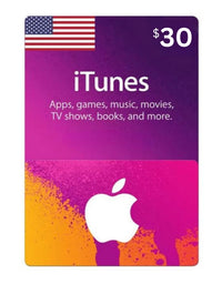 Apple iTunes Gift Card $30- Email Delivery
