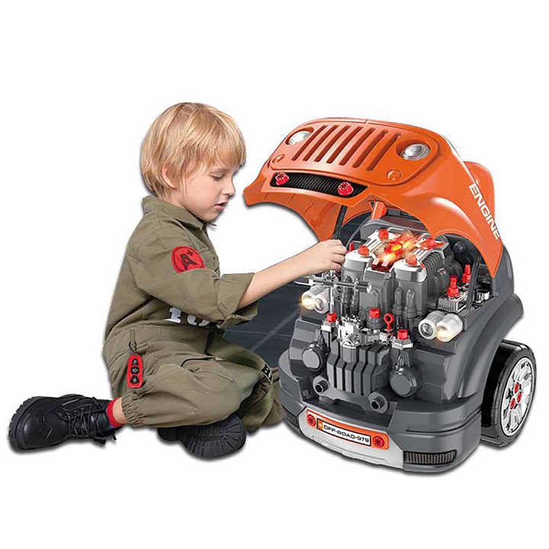 Children's engine shop toy