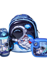 Space Themed School Lunch Deal For Kids (Lunch Bag/Box & Bottle)
