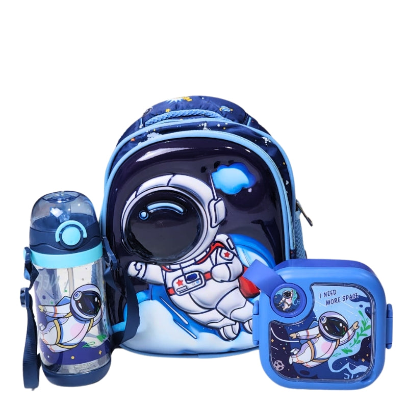 Space Themed School Lunch Deal For Kids (Lunch Bag/Box & Bottle)