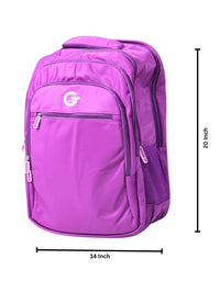 GT Decent School & College Backpack For Kids (6888) (Purple)
