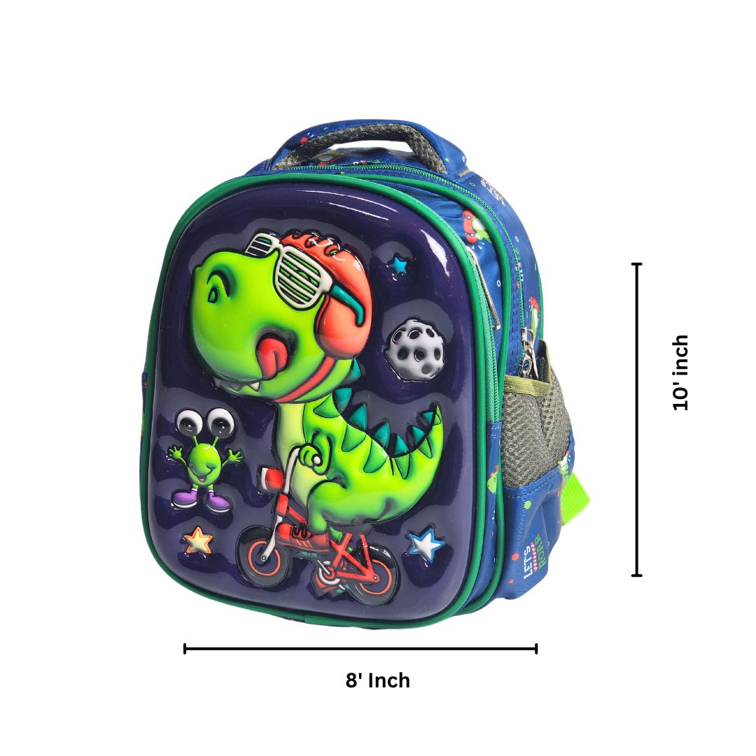 Dino Themed School Deal For Kids (Backpack - Lunch Bag/Box & Bottle)