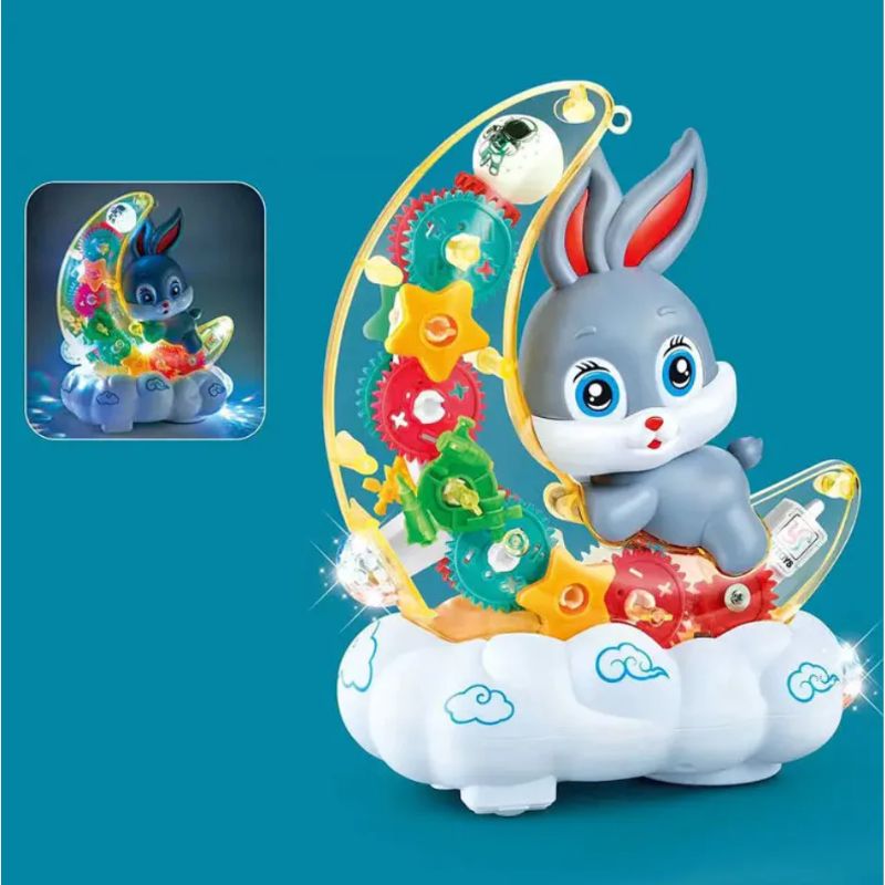 Moon Rabbit Toy With Light