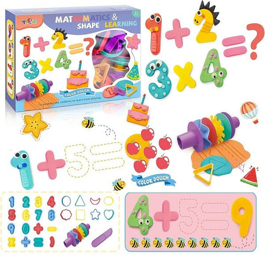 Mathematics & Shape learning Playdough Numbers 123 Educational Toy