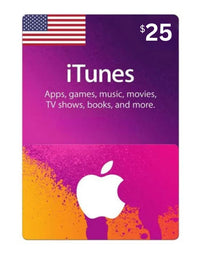 Apple iTunes Gift Card $25- Email Delivery
