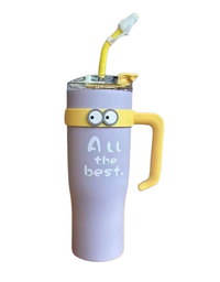 Stainless Steel Insulated Travel Mug With Straw (1200ml)
