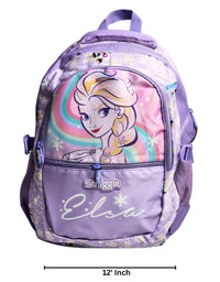 Frozen Themed School Backpack With Water Sipper For Kids
