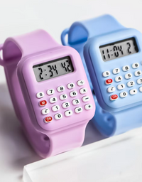 Children's Digital Electronic Calculator Wristwatch For Kids
