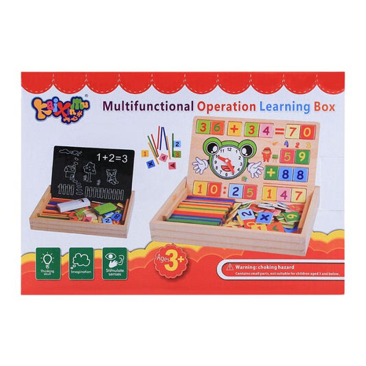 Multifunctional Educational Learning Box Math, Time & Creativity Toy for Kids