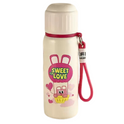 Cartoon Printed Water Bottle With Portable Thermos Cup (550ml)