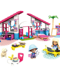 Mega Barbie Malibu House Playset For Kids (303 pcs)
