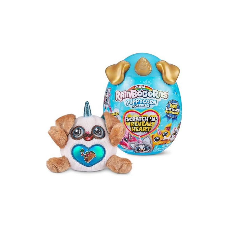 ZURU Surprise Rainbocorns-Sparkle Heart Puppycorn Toy For Kids