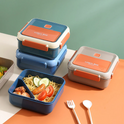 Square Shape BPA Free & Food Grade Plastic Lunch Box