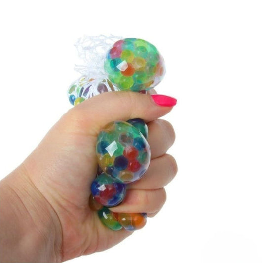 Squishy Mesh Stress Relief Ball Toy For Kids - 1 Piece Assorted