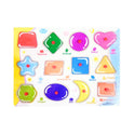 Interactive Wooden Shape Sorting Puzzle for Early Learning