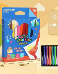 12 Piece Color Triangular Crayons

