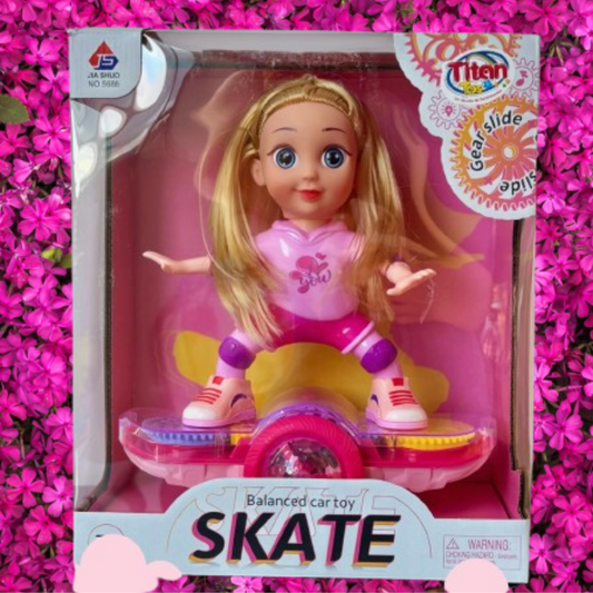 Music Gear Skateboard Dancing Girl For Kids