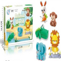 Creative Animals Clay Drawing Set