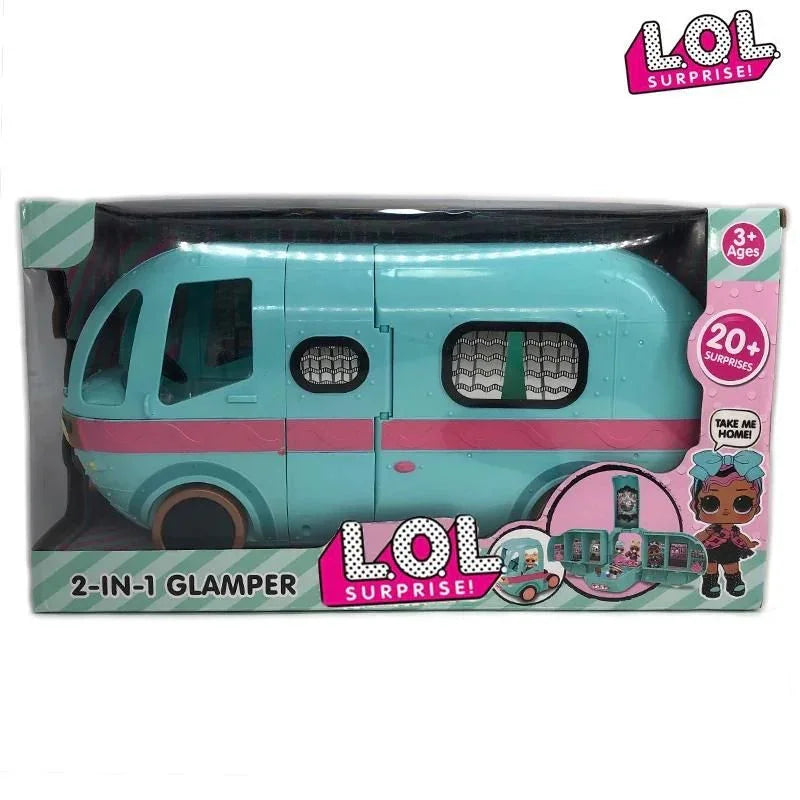 Bus Riding Lol LOL Surprise Dolls GLAMPER 2-in-1 Bus: DIY fashion, detachable toy, pe ...