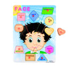 Educational Wooden Puzzle Learn the Parts of the Human Face