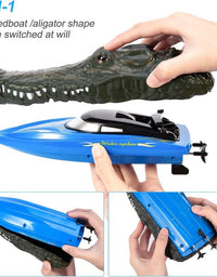 Croc Racer 2-in-1: Turbo RC Boat for All Ages
