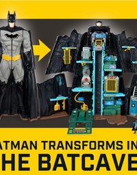 Giant Batman Transforming Playset with Exclusive 4 Batman Figure and Accessories
