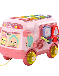 Multifunction School Bus Toy For Kids
