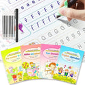 4 in 1 Pack of Sank Magic Reusable Writing Book with Pens & Refill (Deal)