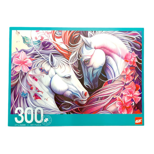 Jigsaw Puzzle Mystical Horses 300