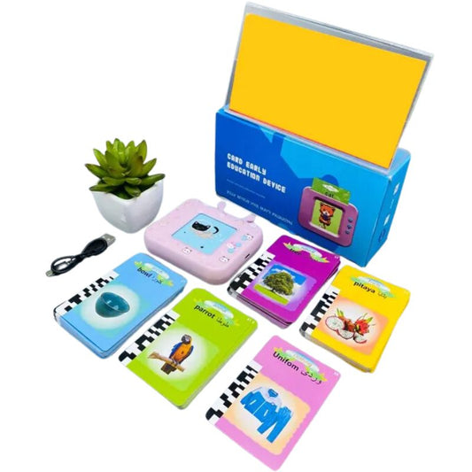 Educational Words English and Urdu learning Hello Kitty TV With 202 Flash Cards Early Education Device - Assorted Color