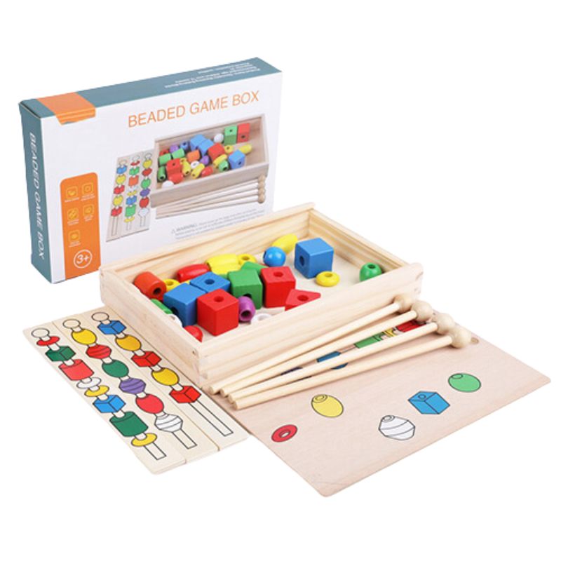 Beaded Game Box  Fun & Educational Activity Toy for Kids