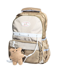 Children's Bear School Bag Waterproof Lightweight Backpack -16 Inches (Brown) (909)
