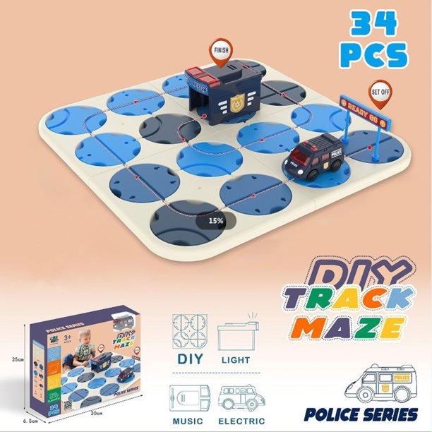 DIY Creative Track Maze – Build Play & Solve the Adventure