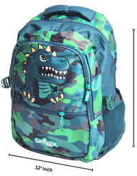 Dino Themed School Backpack For Kids (2525)
