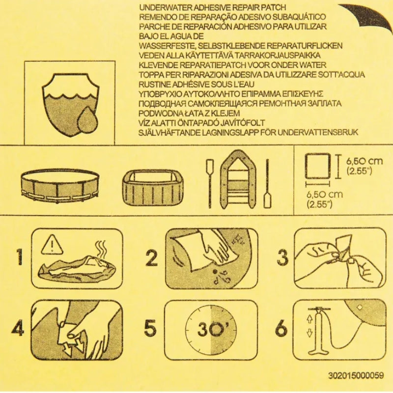 Bestway - Underwater Adhesive Repair Patch (62091)