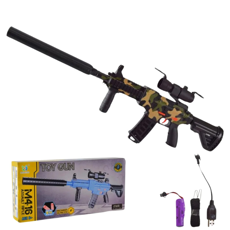 M416 Electric Nerf Soft Dart Toy Gun For Kids