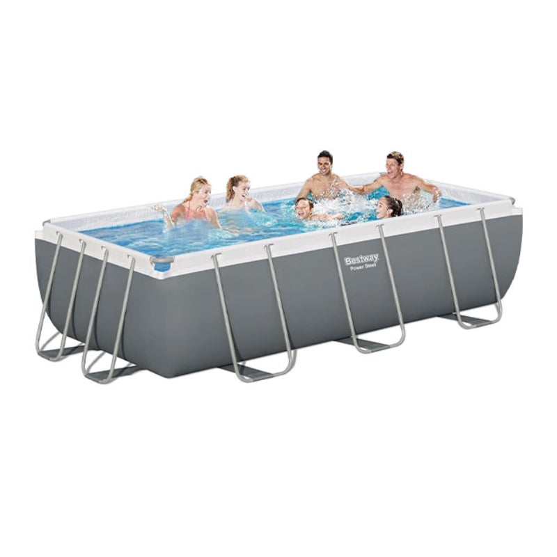 Bestway - Power Steel Portable Swimming Pool (13'3"x6'7"x39") (56441)