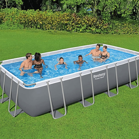 Bestway - Power Steel Portable Swimming Pool (18'x9'x48") (56465)