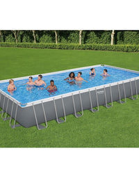 Bestway - Power Steel Portable Swimming Pool (31'4"x16'x52") (56623)
