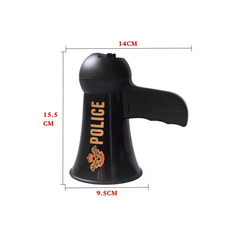 Police Megaphone With Siren Sounds Toy For Kids