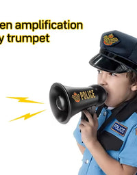 Police Megaphone With Siren Sounds Toy For Kids
