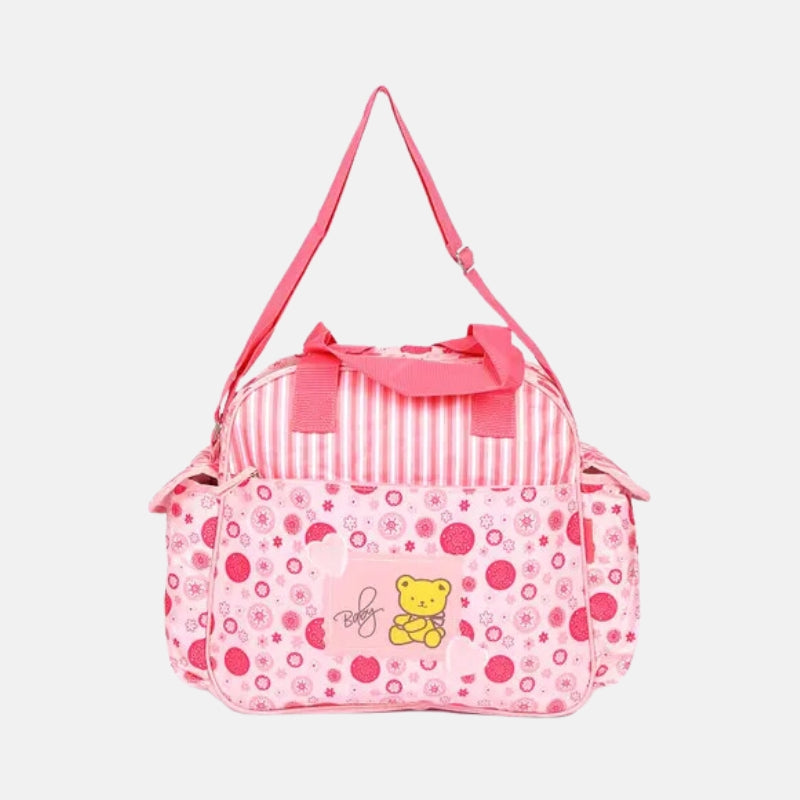 Moms Love Baby Diaper Bag - Pink